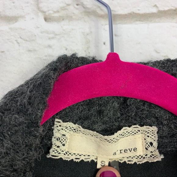 AReve Boho Mixed Media Open Front Cardigan Sweater - Picture 8 of 10